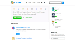 Desktop Screenshot of kirupa.com